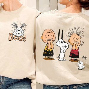 Boo Snoopy Halloween Sweatshirt, Snoopy Fall Autumn Sweatshirt